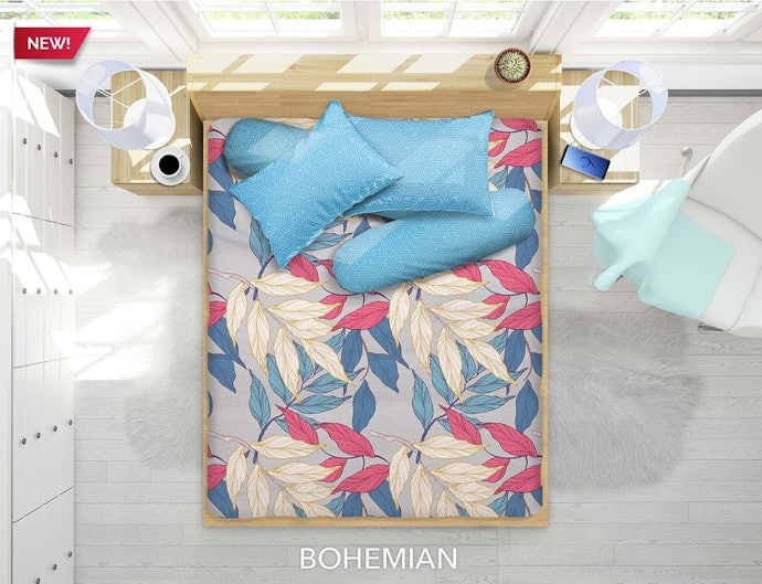 Tipe fitted: Tipe sprei yang paling umum digunakan