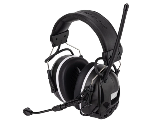Earmuffs aktif: Memungkinkan komunikasi dua arah
