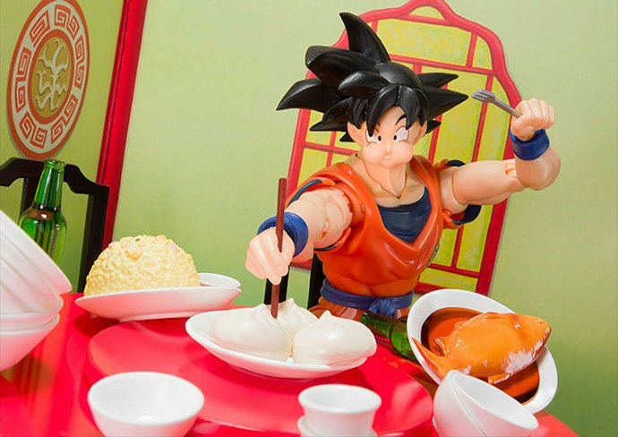 SH Figuarts Dragon Ball, mempunyai banyak part dan efek untuk diorama