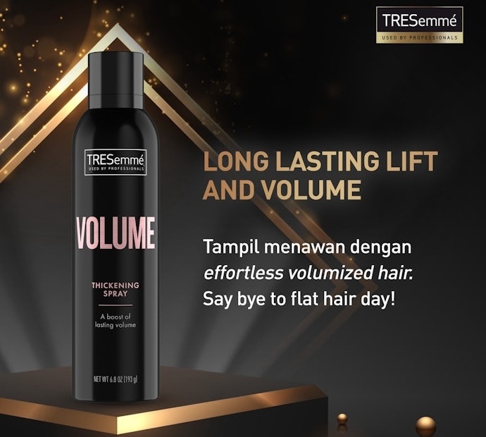 Untuk rambut tipis: Pilih hair spray volumizing atau texturizing