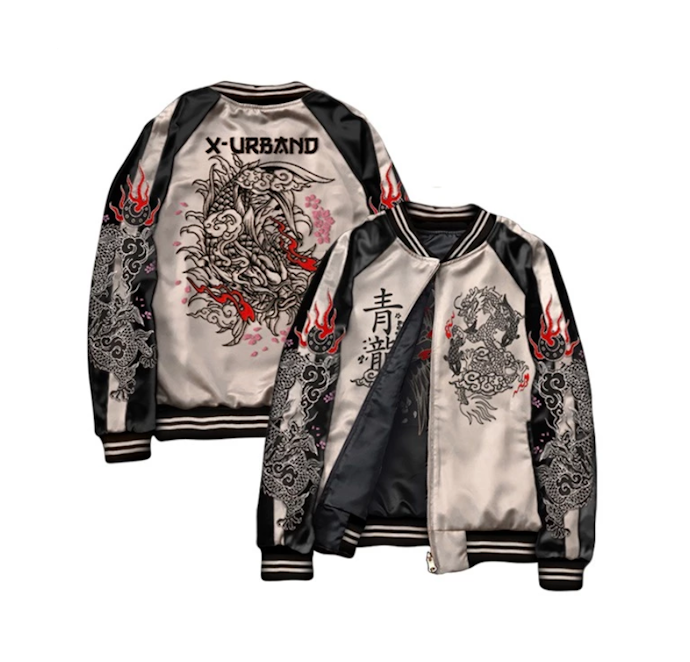 X Urband Absolute: Jaket sukajan bordir klasik dengan desain reversible yang unik