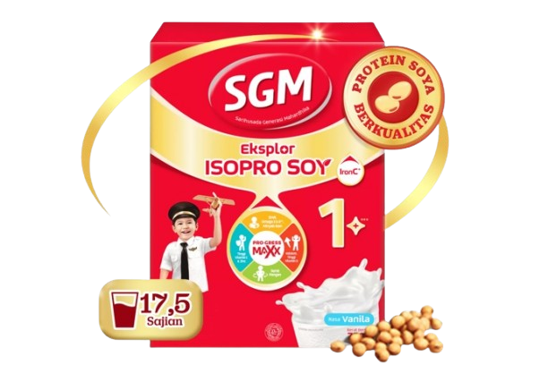 Namun, jika si kecil didiagnosis tidak bisa memproduksi enzim laktase, pilih susu soya