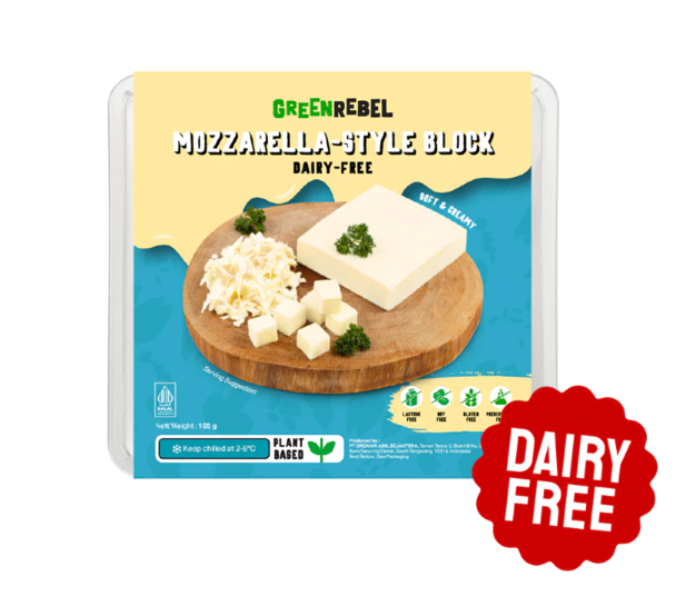 Green Rebel: Keju mozarella yang dairy free untuk vegan