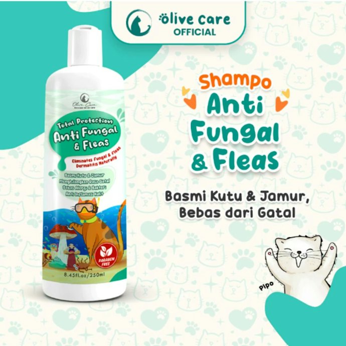Olive Care: Diklaim basmi kutu dan jamur dan hilangkan gatal pada kucing