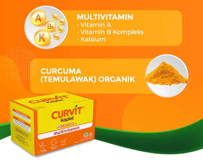 Curcuma + Vitamin B: Paling sesuai untuk individu yang nafsu makannya rendah dan cepat merasa lelah