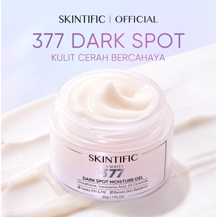 Untuk kondisi kulit dengan flek hitam, gunakan moisturizer SKINTIFIC Pink