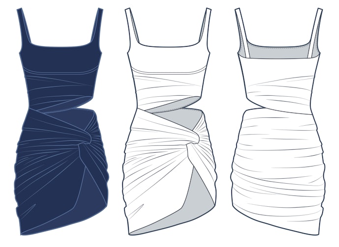 Asymmetrical dress, tampilannya superfashionable