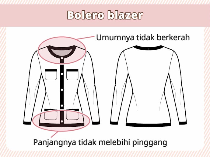 Bolero: Outer pendek yang manis dan feminin