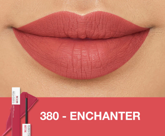 Shade pink lembut dengan sentuhan pale violet, memberi tampilan natural pada skin tone medium