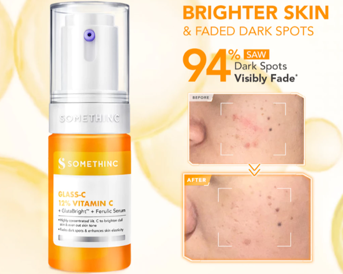 Untuk hiperpigmentasi seperti flek hitam: Utamakan vitamin C dan niacinamide