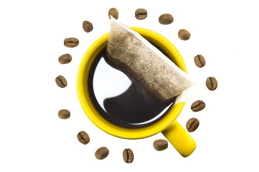 Tipe celup: Seluruh bagian kantong tercelup ke kopi