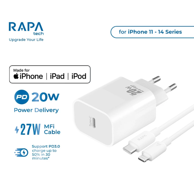 iPhone: Charger merk IT, RAPAtech, dan UGREEN yang aman dengan sertifikasi MFi (Made for iPhone)