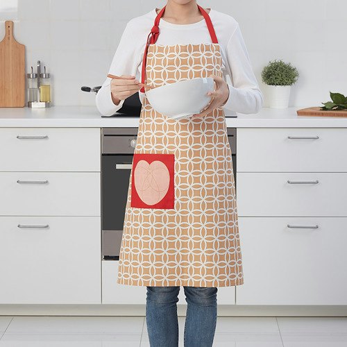 Untuk dipakai saat bersih-bersih dan memasak, pilihlah bib apron