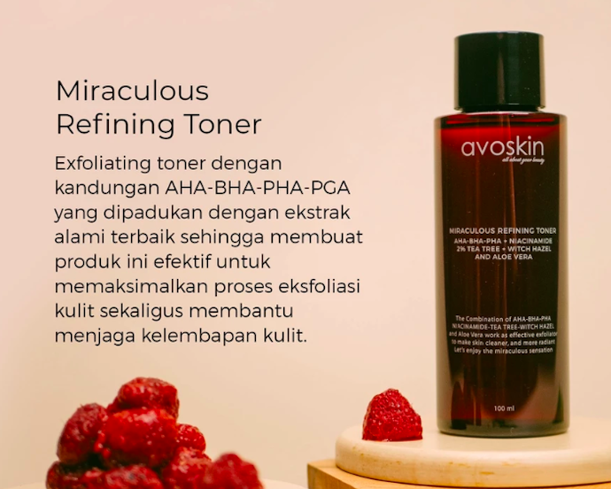 Khusus kulit kusam dan berminyak, pilih toner dengan kandungan witch hazel atau zinc