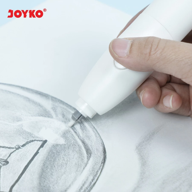 Jika butuh detail super presisi, cari tipe penghapus elektrik