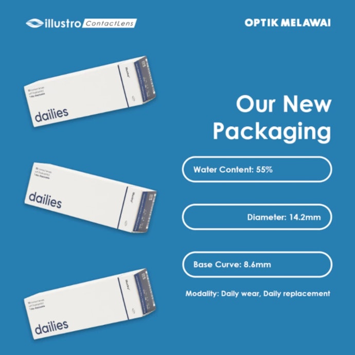 Bagi pemula atau penggunaan singkat, pilih softlens bahan HEMA dengan kadar air <70%