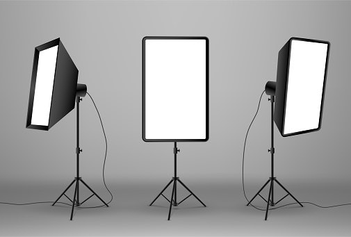 Softbox rectangular: Cahayanya seperti tiruan cahaya jendela