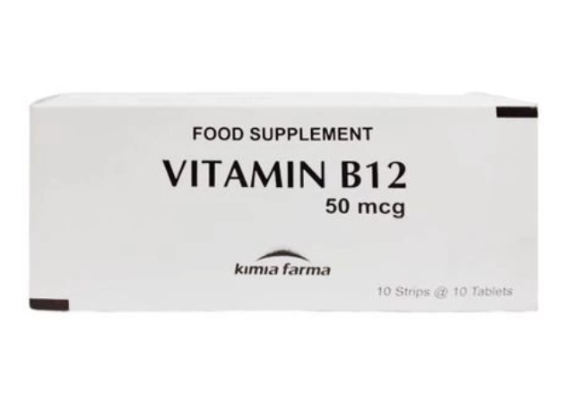 Sianokobalamin (cyanocobalamin), ideal untuk mencegah tanda kekurangan vitamin B12 pada anak atau dewasa