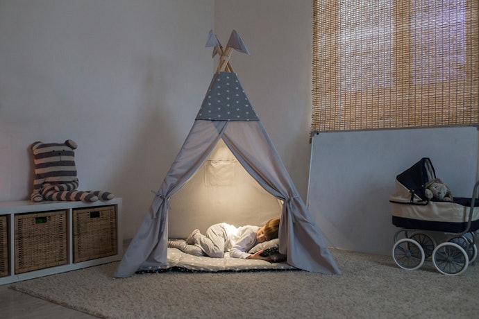 Teepee tent, bisa dijadikan penghias kamar anak