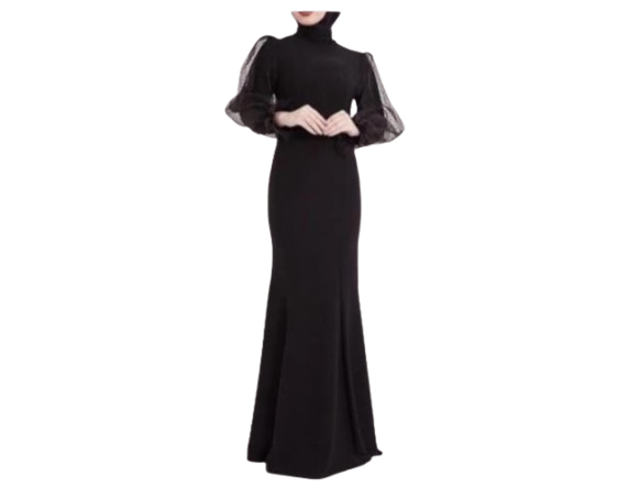 Dress satin lengan puff: Memberi sentuhan feminin dan glamor