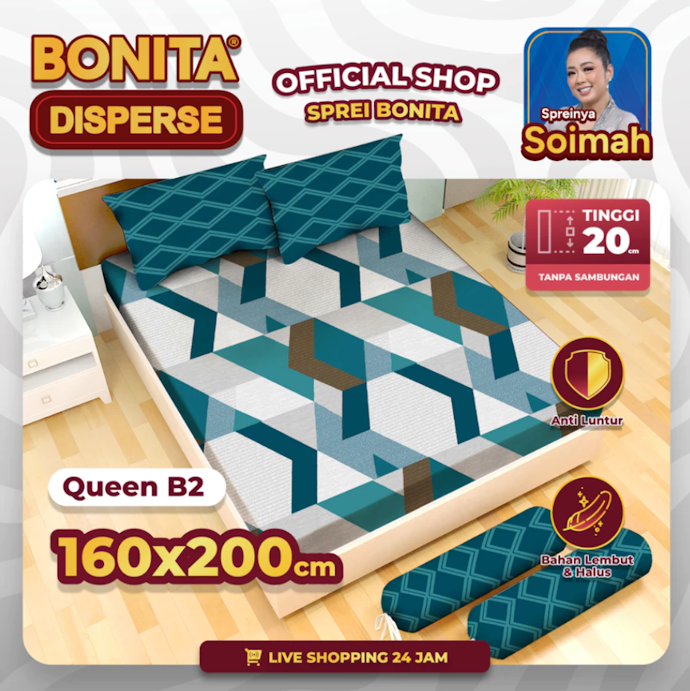 Bonita: Sprei dengan motif unik dan artistik
