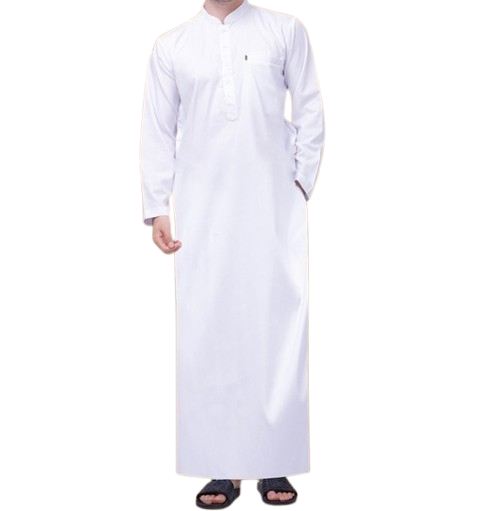 Alghaza Mubarak: Memiliki pilihan jubah dengan desain slim fit untuk kesan modern