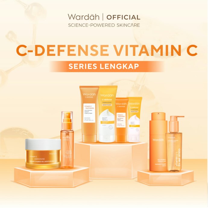 Untuk kulit kusam akibat paparan polusi, utamakan C-Defense dengan turunan vitamin C