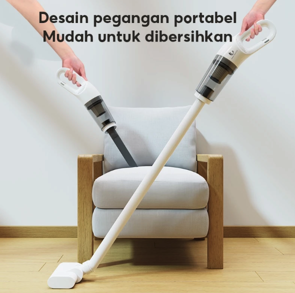 Tipe stick: Lebih ramping untuk membersihkan lantai dan karpet
