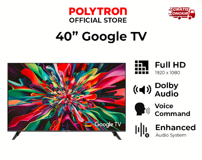 Namun, jika bujet Anda hanya 3 jutaan, TV Polytron dengan resolusi HD atau FHD bisa jadi alternatifnya