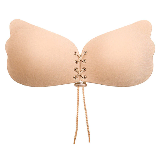 Bra tempel sayap untuk gaun backless dan side-cut
