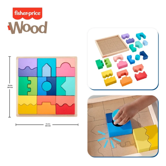 Motorik halus dan kognitif: Mainan yang perlu disusun, seperti puzzle dan balok susun