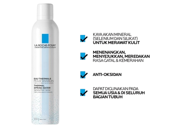 Toleriane Dermallergo Light Creme dan Thermal Spring Water Mist: Untuk menenangkan dan menyejukkan kulit yang teriritasi ringan