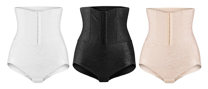 High waist: Menutupi seluruh perut dan pinggang