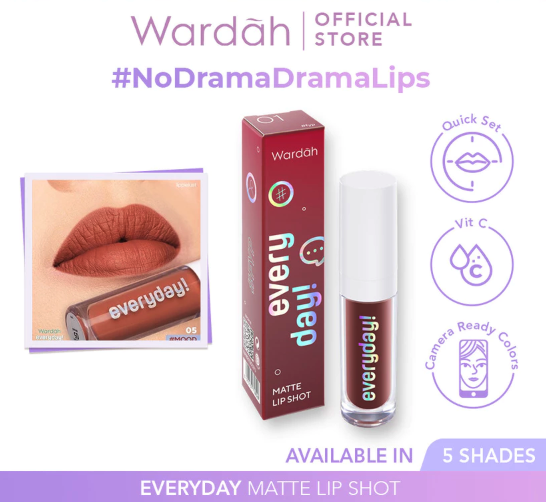 Lipstik Wardah Everyday!: Red ombre agar Anda terlihat segar