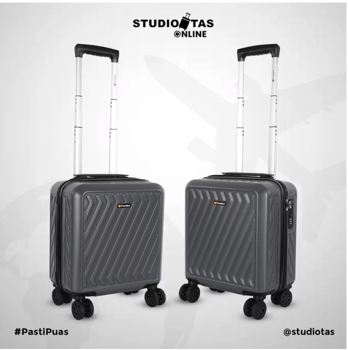 Untuk perjalanan bisnis 1–2 hari, koper 14–16 inch (35–42 cm, kapasitas 20–25 liter) sudah memadai