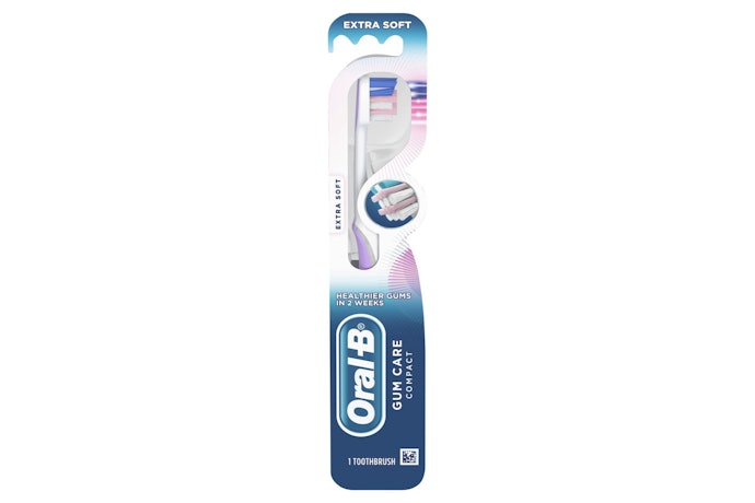 Gum & sensitive care, bulu sikat supertipis yang menjangkau lebih dalam