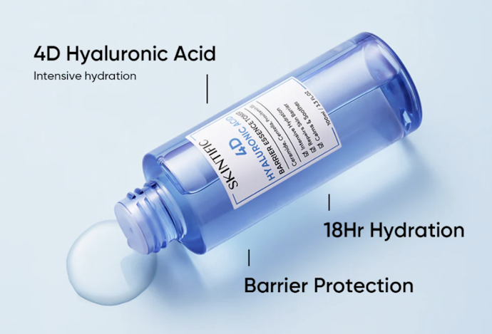 4D Hyaluronic Acid Barrier Essence Toner untuk kulit kering