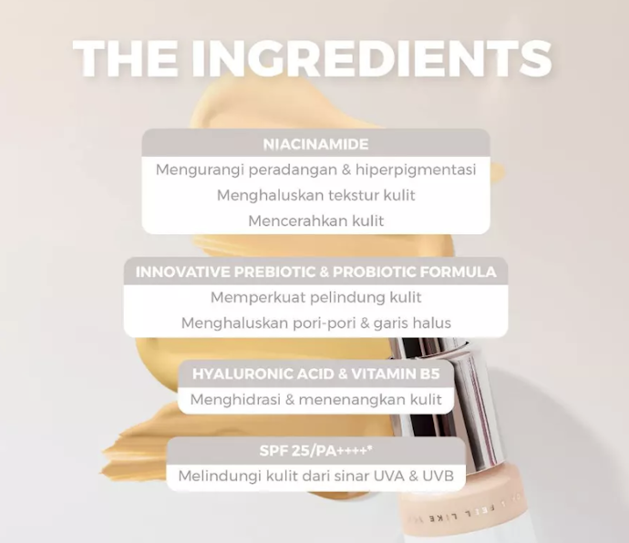 Untuk kulit berminyak, pilih skin tint dengan klaim 'oil-control' dan matte atau satin finish