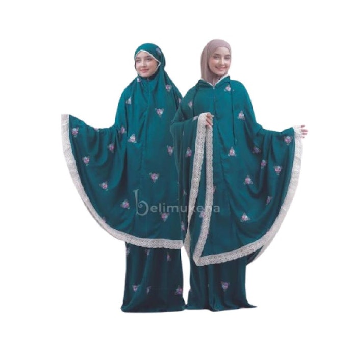Mukena two pieces, model konvesional yang banyak ditemukan