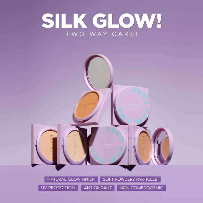 Dewy atau glowing finish: Membuat kulit tampak sehat dan lembap, pas untuk kulit kering