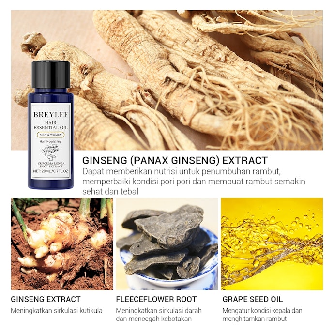 Apabila ingin mengurangi rambut rontok: Gunakan rosemary oil dengan kombinasi pumpkin seed atau ginseng