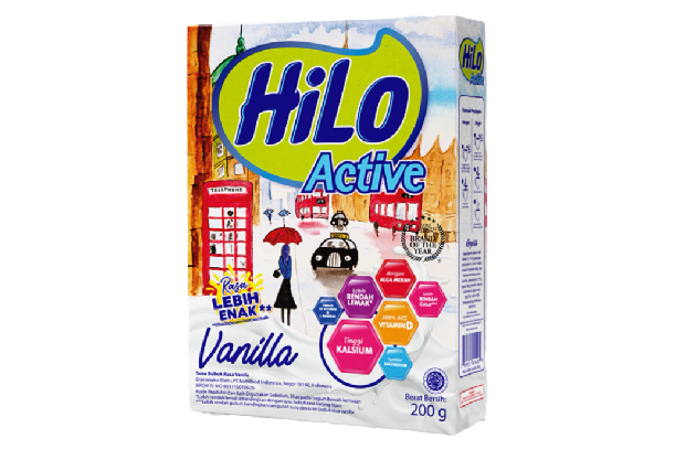 HiLo Active, dapat dikonsumsi oleh seseorang berusia 19–49 tahun