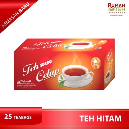 Teh Celup Sosro, terbuat dari daun teh pilihan dengan aroma yang wangi