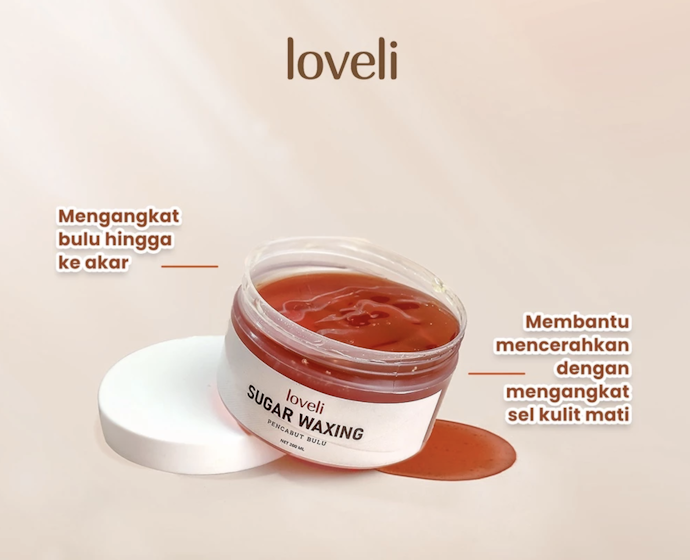 Untuk area ketiak, pilih sugar wax bertekstur lembut - kental