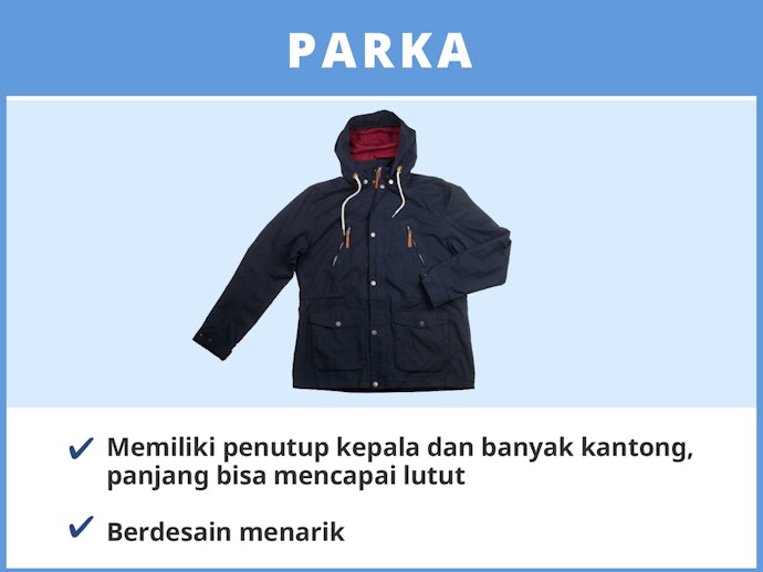 Parka: Lindungi tubuh dari panas saat riding