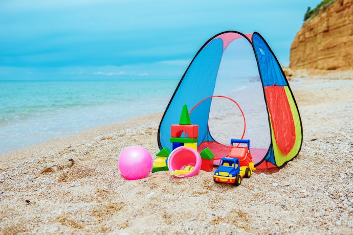 Playhouse tent, bisa dijadikan tempat penyimpanan aneka mainan anak