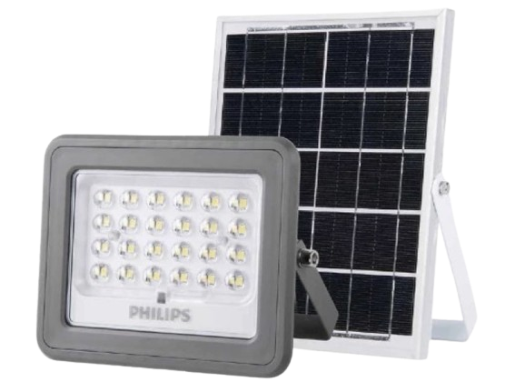 Untuk lampu teras, pilih lampu dengan tingkat kecerahan 200-600 lumen dan panel 5-10 watt