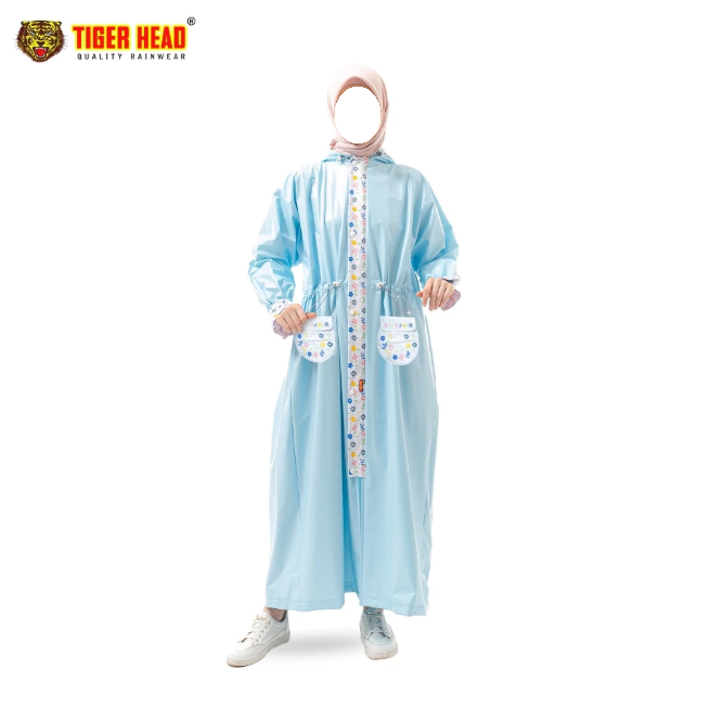 Untuk muslimah, pilih gamis dengan panjang minimal 130 cm agar menutupi hingga mata kaki