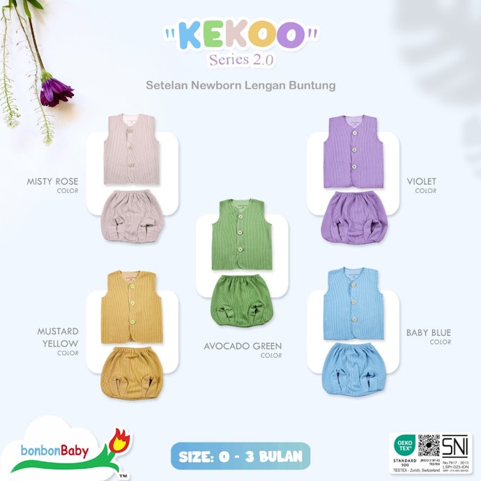 Bonbon Baby: Banyak pilihan kaos harian dan setelan tidur
