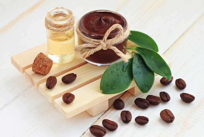 Kemasan jar, lulur kopi untuk di rumah